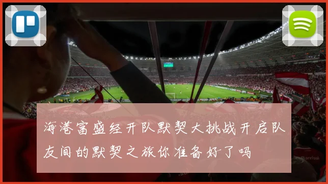 海港富盛经开队默契大挑战开启队友间的默契之旅你准备好了吗